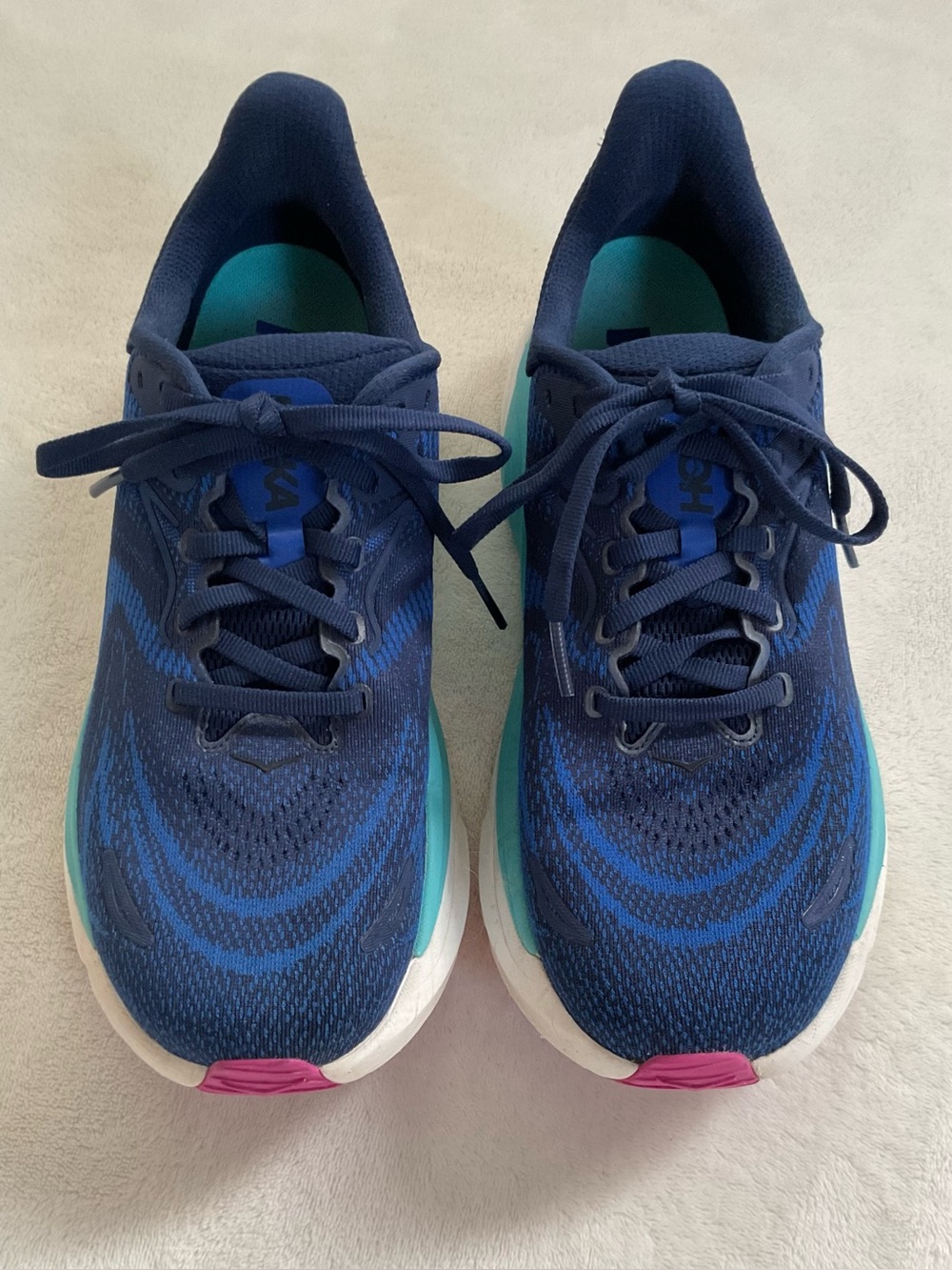 HOKA Arahi 8 Women’s 8 B Midnight Blue Ultramarine Stability Running Shoes